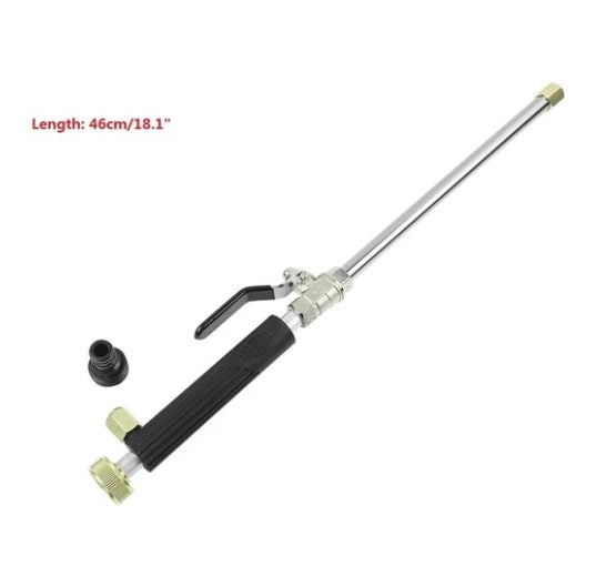 High Pressure Water Sprayer Wand – Car Wash & Garden Hose Nozzle Cleaner