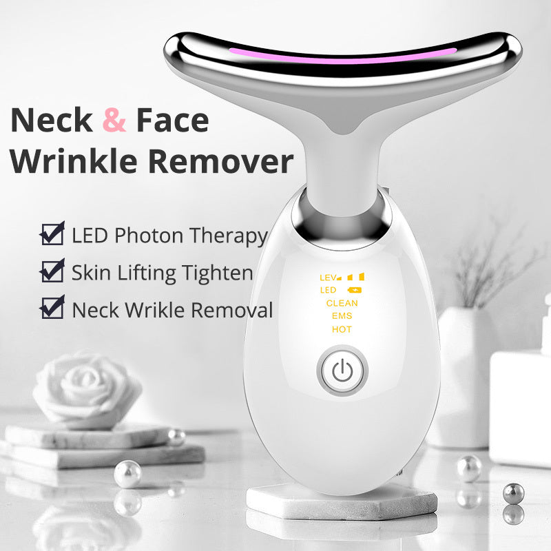 EMS Thermal Neck Massager – Lifting, Tightening & Microcurrent Wrinkle Remover