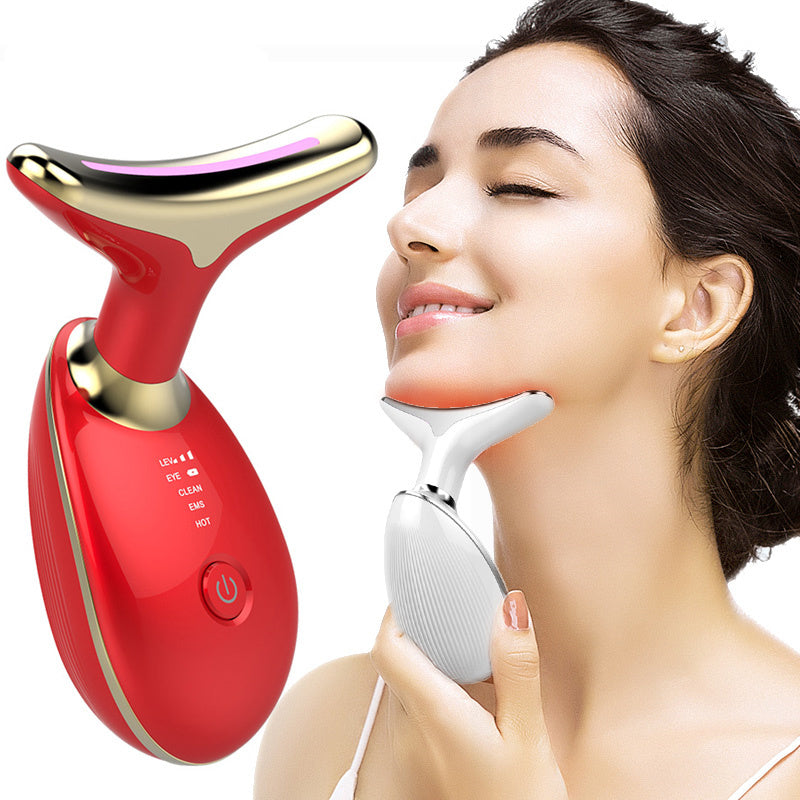 EMS Thermal Neck Massager – Lifting, Tightening & Microcurrent Wrinkle Remover